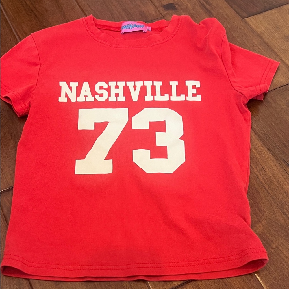 Gildan Red Nashville 73 Kids Tee
